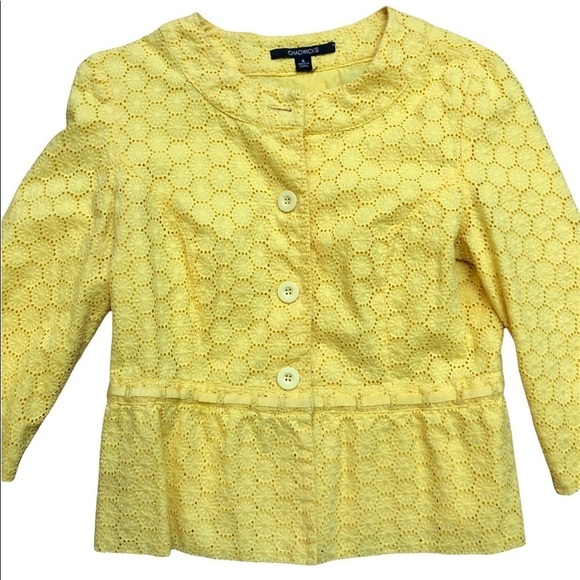 Eyelet Jacket by Chadwicks - Picture 1 of 12